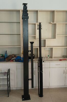 spingere l' antenna mastro mano spingere palo telescopio palo 12m peso leggero 40ft